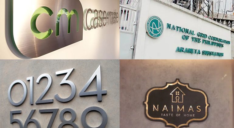 metal signage fabrication in caloocan, malabon